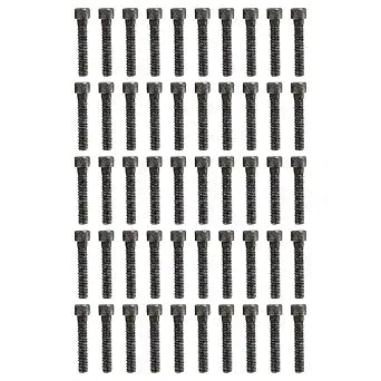 Marsrut 50PCS 3/8 x 2-inch Long Bolts, Alloy Steel 3/8-16 Socket Head Allen Bolt, Durable Hardware for Rock Climbing Holds, Wall Supplies Indoor Use, Black