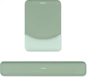 MOSISO Keyboard Wrist Rest & Mouse Pad with Wrist Rest, Green