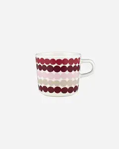 MARIMEKKO Oiva Rsymatto Coffee Mug  Refine Your Kitchen Dcor with Our Iconic Stoneware  Stylish Porcelain Coffee Cups to Elevate Your Drinking Experience (6 oz)