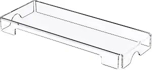 WINFFOR Acrylic Keyboard Cover Protector - Mechanical Keyboard Dust Cover Computer Keyboard Cover Keyboard Protector Fits 17'' Keyboard (Crystal Clear)