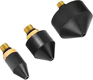 3PCS 1/8-Inch Rubber Tip Set for Air Blow Gun