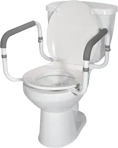 Drive Medical Bathroom Grab Bar for Toilets, White