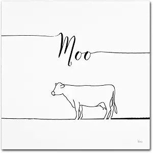 Trademark Fine Art Underlined Farm VII by Veronique Charron, 18x18-Inch