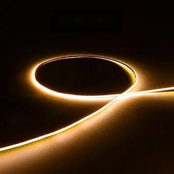 12V Ultra-Narrow 2mm COB LED Strip, 3000K Warm White, CRI>90 Dotless LED Tape Light, 16.4FT 480LEDs/M Cuttable Flexible Light Strip for DIY Home&Christmas Decor(No Power Supply)