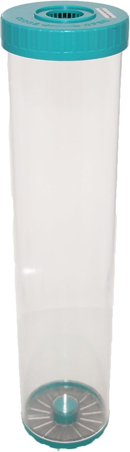 Neo-Pure 20 x 4.5 Clear Empty Standard Size Water Filter Cartridge, Durable Construction Universal Pre/Post Use