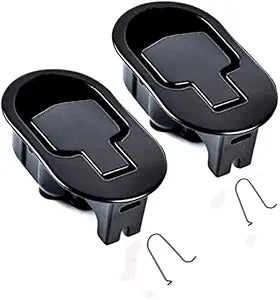 Yoogu 2 pcs Metal Recliner Handles Replacement Parts for Chair Sofa Couch Release 6 mm Black