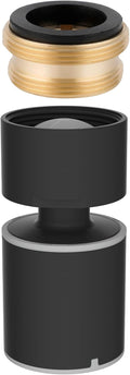 Hibbent cUPC Certified 2-function 360 Swivel Sink Aerator, Matte Black
