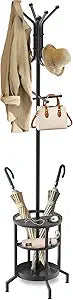 Coat Rack with Umbrella Holder, Coat Rack Freestanding