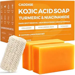 Kojic Acid Turmeric Soap Bars, Dark Spots Remover, 8.5 Oz, 2 Pack