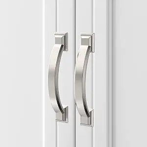 Asidrama 10 Pack 3 Inch(76mm) Brushed Satin Nickel Kitchen Cabinet Handles, Cabinet Pulls Kitchen Cabinet Hardware for Cupboard Drawer Pulls