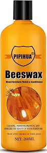 PIPIHUA Beeswax Furniture Polish & Conditioner - Wood Seasoning Beeswax, Furniture Wax for Wood Polish, Cleaner and Restorer, 8.79 Fl Oz