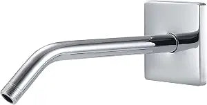 Shower Arm with 3.5" Flange, 10 Inch Wall Mount Replacement Shower Head Arm For Fixed Shower Heads and Handheld Showerhead, Chrome