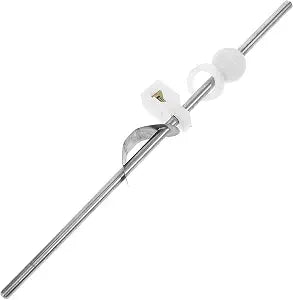 Housoutil Extended Sink Pivot Rod 7.87 Inch Copper Pull Rod Replacement Part with Ball-Shaped Design for Bathroom Sink Drain Repair