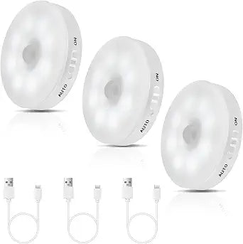Improved LED Motion Sensor Light Indoor, Bright & Long-Lasting