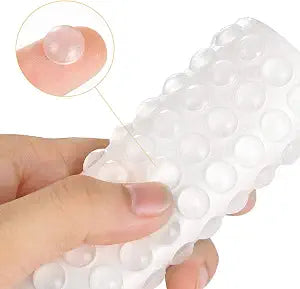 FATLODA 200PCS Cabinet Bumpers, Clear Rubber Bumpers Self Adhesive