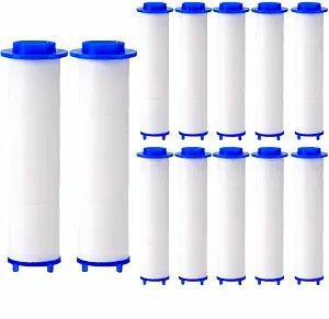 12Pcs 3.340.94 Inch Ion Shower Dropse Head Filter PP Cotton Replacement Cartridge, Shower Head Filter Drivese, Water Filter Core Cotton For Handheld Showerheads.