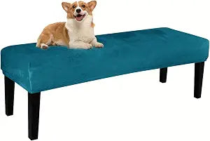 Vapor Fitness Bench Cover, Stretch Velvet with Straps for 39"-55" Benches