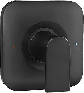 Black Shower Handle Replacement for Moen T2471BL Genta LX collection,Pressure-Balancing Shower Lever Handle, Posi-Temp Valve Shower Trim Kit Matte Black,Square(Valve& Catridge Not Inclued)
