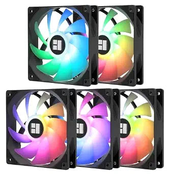 Thermalright TR TL-C12C-S X5 CPU Fan,Black Cooling Fan, PC Fan with 1550RPM Speed, 120mm Computer Case Cooler Fan,PWM Control Fan for Case and Liquid Cooler & CPU Cooling
