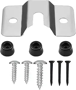 Silver Mounting Bracket Kit Screws Darts Boards for Wall Hanging Mounting Bracket Kit The Can Be Firmly Fixed to The Wall, Back Panel Or Cabinet