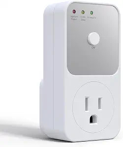 BSEED Surge Protector - 1800W Single Outlet for Refrigerator, TV, PC, Home Appliance - Wall Outlet With Ground & Protected Light Indicators, 120V, 15A, 1 Pack