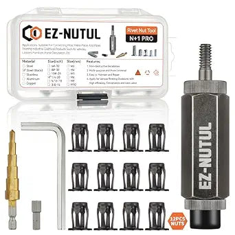 Jack nut Installation Tool Set Hand Thread Insert Jacknuts with Tool Kit