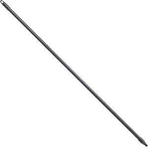 Winco 60" Black Handle, L Fiberglass with Textured Grip