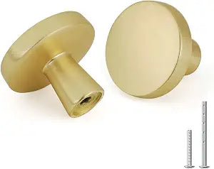 Goldenwarm 20pcs Gold Cabinet Knobs for Dresser Drawers Kitchen Hardware