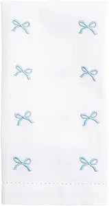Mud Pie Cotton Bow Napkin Set of 4