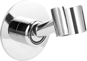 Shower Head Holder Adjustable Handheld Shower Head Holder,Stainless Steel Shower Wand Holder Wall Mounted Shower Head Bracket for Bathroom,No Drill Adhesive Mount,Polished Chrome Finish