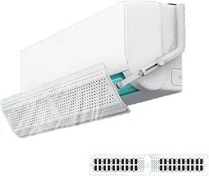 Adjustable AC Air Flow Deflector, Air Conditioner Deflector, Mini Split Vent Deflector, Anti-Direct Blowing Shield for Wall-Mounted Air Conditioners