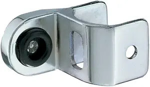 Harris Hardware TP5510-B Strike & Keeper Die Cast Chrome Plated Zamac Bracket for 1-1/4 in. Rounded Metal Pilasters