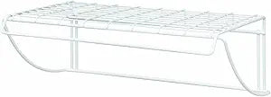 ClosetMaid 8278 18-Inch Wide Laundry Utility Hanger Shelf, White