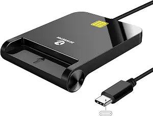 ZOWEETEK CAC Reader USB C, CAC Card Reader Military for Windows/Mac