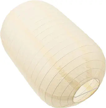 2Pcs Japanese Lantern Lamp : Beige Lanterns for Indoor Outdoor Home Yard Ramen Restaurant Decoration Japanese Paper Lanterns Hanging for Festival Decorations
