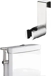 Bidet Sprayer Holder,Stainless Steel Hanging Rack Punch-Free Toilet Bidets Holder,Replacement Hanger for Hand Shower Toilet Bidet Sprayer,Toilet Bathroom Attachment