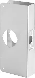 Prime-Line Door Reinforcement Plate, Stainless Steel, for 1-3/4 in. Doors
