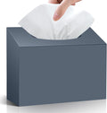 Acrylic Hand Towel Box Cover Compatible with Kleenex Hand Towels, Blueâ€‘Grey