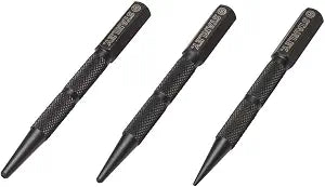 STANLEY 0.8, 1.6, 2.4 mm Nail Punch Set, 3-Piece (58-230)