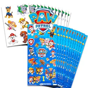 Paw Patrol Stickers and Tattoos Party Favors Set for Kids Bundle