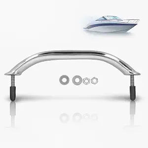 Stainless Steel Boat Grab Handle, 8 Inches, 9 Inches, 12 Inches, Easy to Use, Wide Application, Multiple Choices, for Bathroom, Kitchen, Along Stairs or Laundry