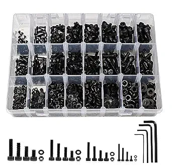 1230PCS Metric Screw Assortment Kit M2 M3 M4 M5