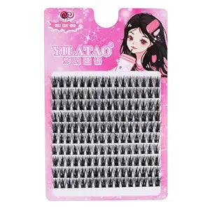 Spike Wispy Lash Clusters, C Curl Individual Eyelashes for DIY Extensions