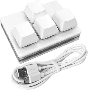USB Mini 4-Key Keypad Mechanical Gaming Keyboard RGB Macro Pad