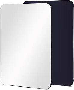 Magnetic Locker Mirror, 2 Pcs 4.17 x 5.78 Small Real Glass Mirror