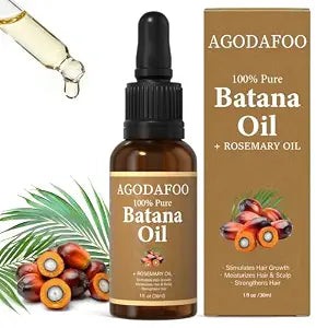 Raw Batana Oil for Hair Growth - 100% Pure & Natural Hairs Batana Oil, Promotes Thicker Stronger Hair, Nourishes Scalp, Repairs Split Ends & Reduces Hair Loss, Suitable for All Hair Types 30ml