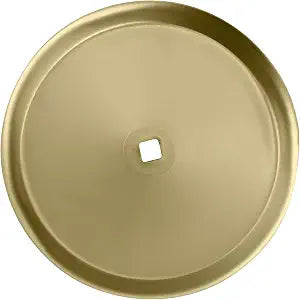 BRIXWELL Closet Back Plate Metal Material, Polished Brass Finish, 2-3/4" Diameter for Cabinet Knobs, Drawer Pulls, and Wardrobe Hardware in Closet Doors and Furniture Applications
