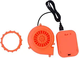 ZISUEX USB Mini Fan Blower Potable Inflatable Costume Fan for Halloween Inflatable Dinosaur Costume, Fancy Dress, Mascot Head,Party Inflatable Cosplay Jumpsuit