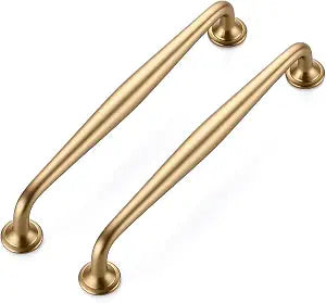 Ravinte Champagne Bronze Cabinet Handles Solid Pulls 6-1/4 Inch 10 Pack