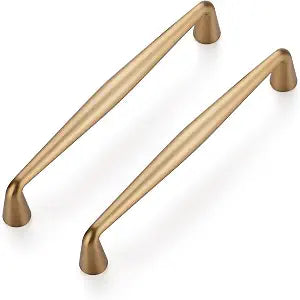 Ravinte Champagne Bronze Cabinet Handles Solid Handles,5 Inch,10 Pack